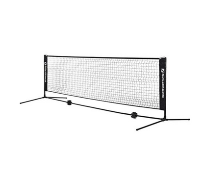 Filet de badminton Nancy's Hydro - Filet de tennis - Filet de volley-ball - Hauteur réglable - Sac de transport - 3 mètres - Noir 