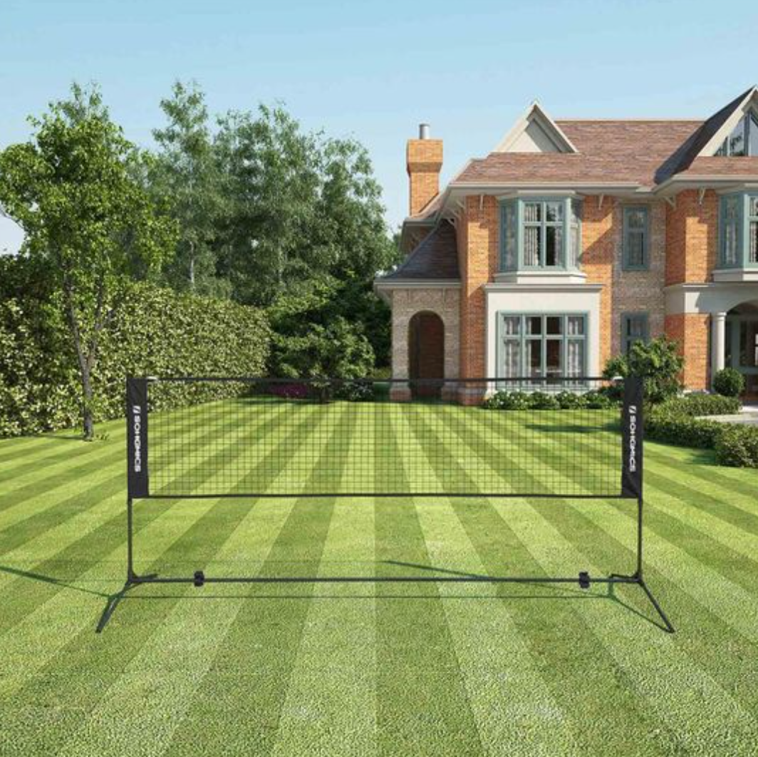 Nancy's Hylo Badmintonnet - Tennisnet - Volleybalnet - Verstelbaar - Draagtas - Zwart - 500 x 103 x 155 cm