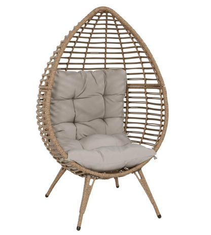 Nancy's Boeil Relaxstoel - Egg Chair - Tuinstoel - 99 x 91 x 156cm