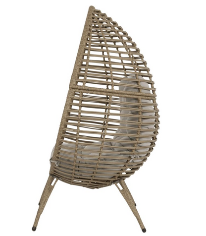 Nancy's Boeil Relaxstoel - Egg Chair - Tuinstoel - 99 x 91 x 156cm