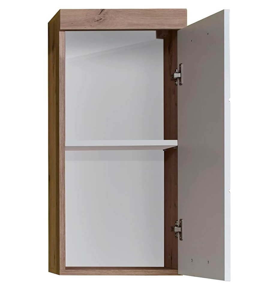 Nancy's Amanda Wall Cabinet - Bathroom Cabinet - High Gloss - 37 x 77 x 23cm 