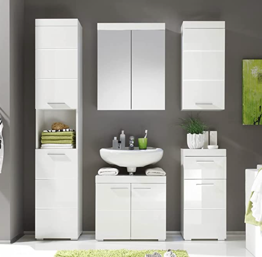 Nancy's Amanda Bathroom set - Bathroom cabinets - High gloss - 163 x 190 x 34 cm