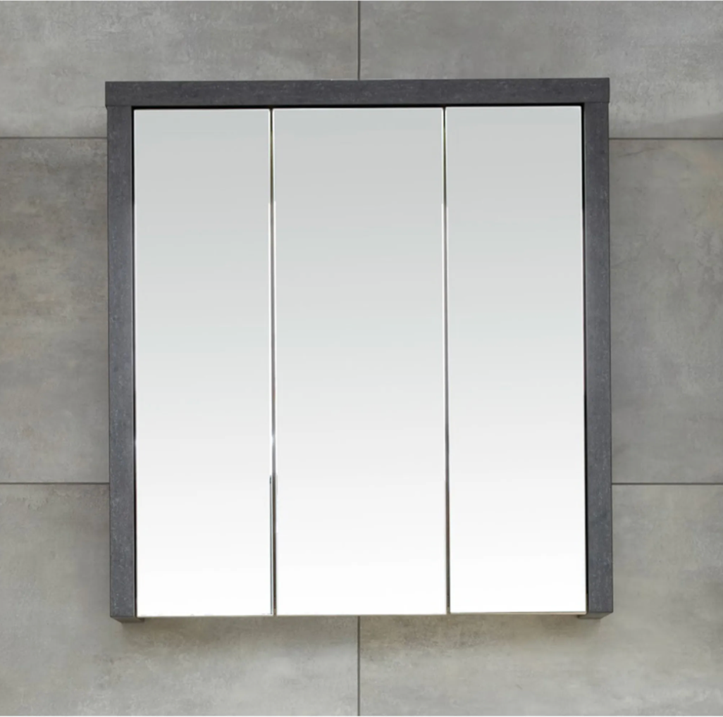 Nancy's Amanda Bathroom Cabinet - Mirror - High Gloss - 67 x 71 x 19 cm