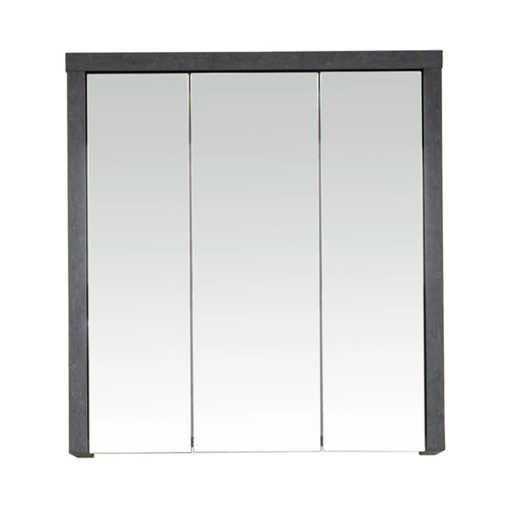 Nancy's Amanda Bathroom Cabinet - Mirror - High Gloss - 67 x 71 x 19 cm