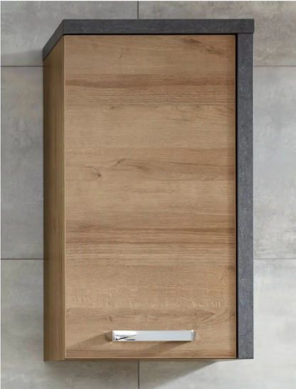 Armoire de salle de bain Nancy's Amanda - Armoire de rangement - Marron - 39 x 78 x 31 cm