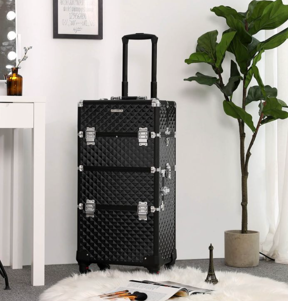 Valise de maquillage de Nancy - Chariot à cosmétiques - Organisateur de maquillage