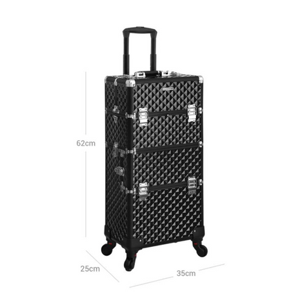 Valise de maquillage de Nancy - Chariot à cosmétiques - Organisateur de maquillage