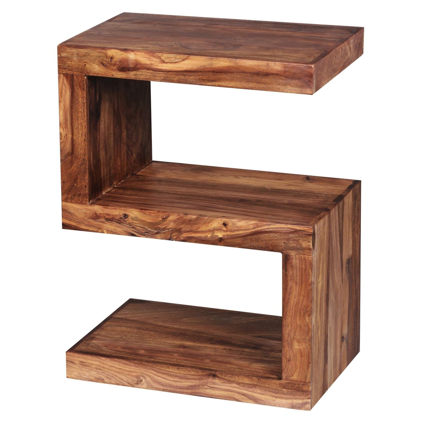 Table d'appoint Nancy en forme de S - Table basse - Tables basses - Bois de Sheesham