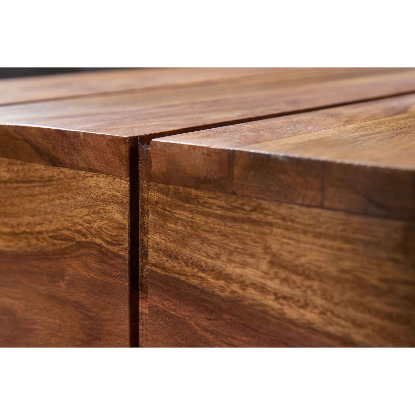 Table basse en bois massif Palmer Square de Nancy - Table d'appoint Sheesham - Table - Tables basses - Table
