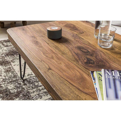 Nancy's Wrightwood Moderne Salontafel - Sheesham Hout - Bijzettafel - Tafeltje - Salontafels - Tafel