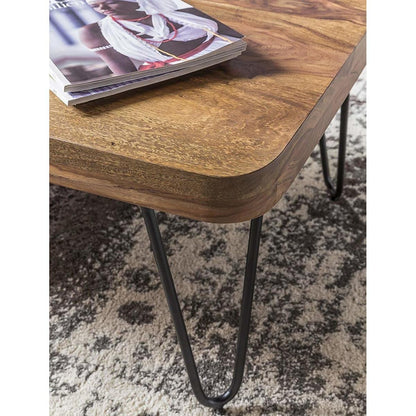 Nancy's Wrightwood Moderne Salontafel - Sheesham Hout - Bijzettafel - Tafeltje - Salontafels - Tafel