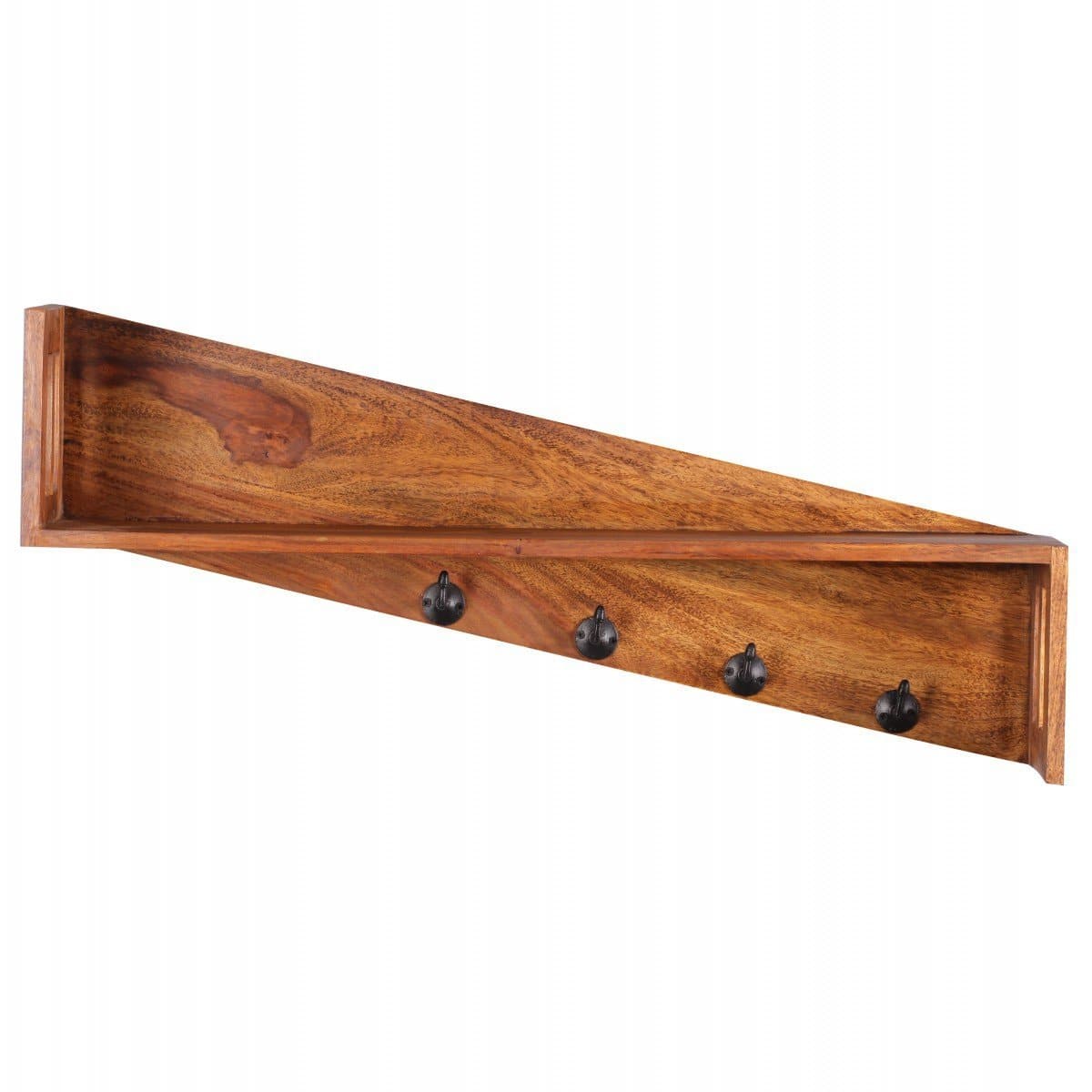 Nancy's Sheesham Wandgarderobe - Wandkapstok - Kapstok