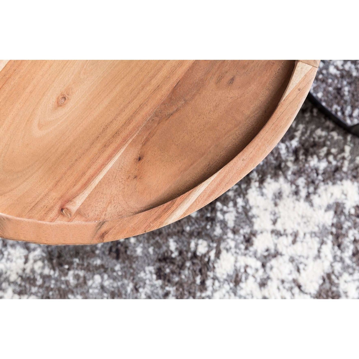 Tables d'appoint modernes Nancy's Galewood - Ensemble de 2 - Bois d'acacia - Table d'appoint - Table - Tables basses 
