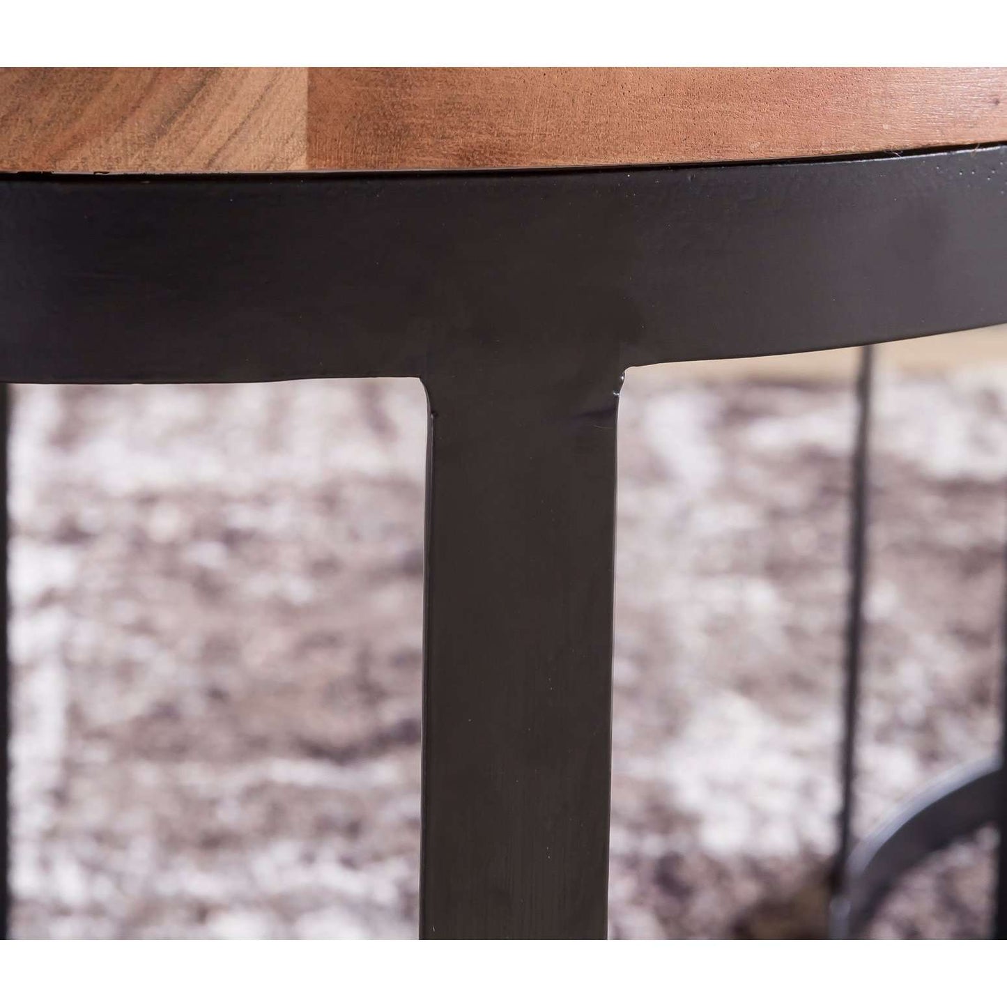Tables d'appoint modernes Nancy's Galewood - Ensemble de 2 - Bois d'acacia - Table d'appoint - Table - Tables basses 