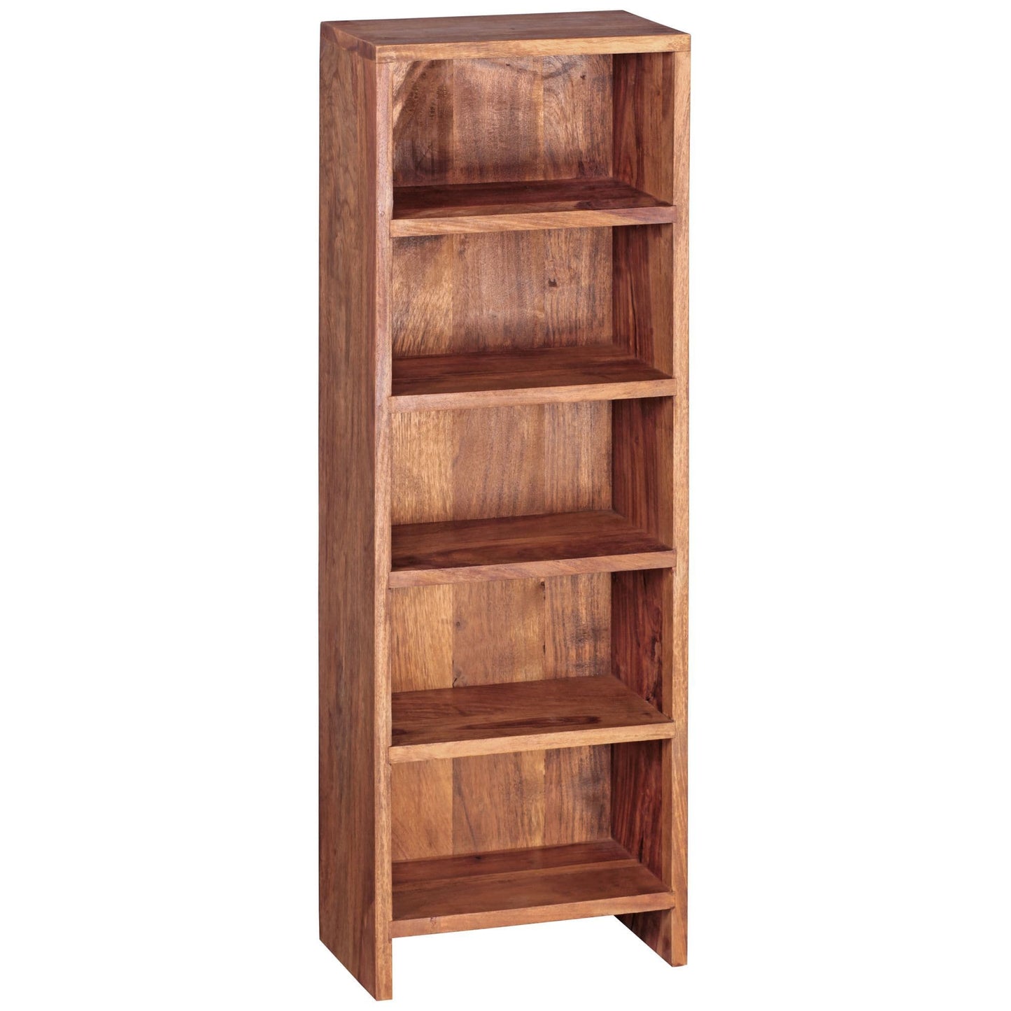 Bibliothèque Nancy à 5 tiroirs - Armoires - Bois de Sesham massif - Marron foncé