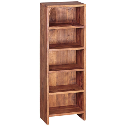 Bibliothèque Nancy à 5 tiroirs - Armoires - Bois de Sesham massif - Marron foncé