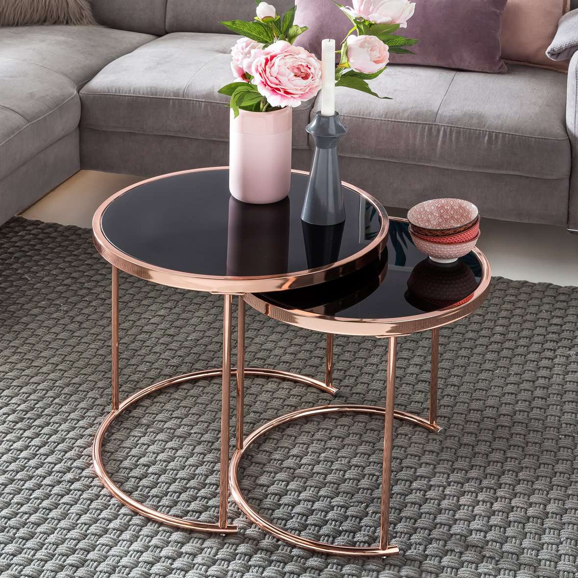 Nancy's River Modern Side Tables - Set of 2 - Side table - Table - Coffee table
