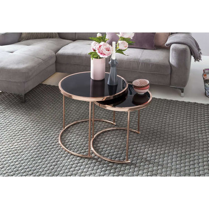 Nancy's River Modern Side Tables - Ensemble de 2 - Table d'appoint - Table - Table basse