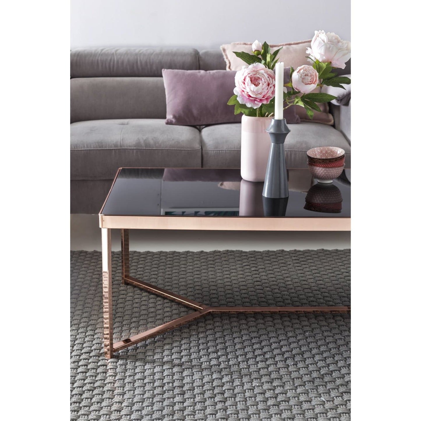 Table basse en cuivre de luxe Nortown de Nancy - Table d'appoint - Table - Tables basses - Table basse