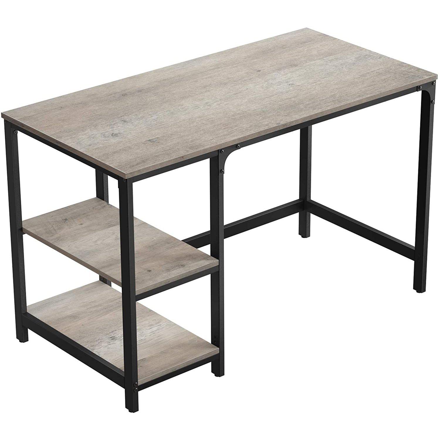 Nancy's Runada Bureau - Computertafel - Kantoortafel - Grijs / Zwart - 50 x 100 x 75 cm