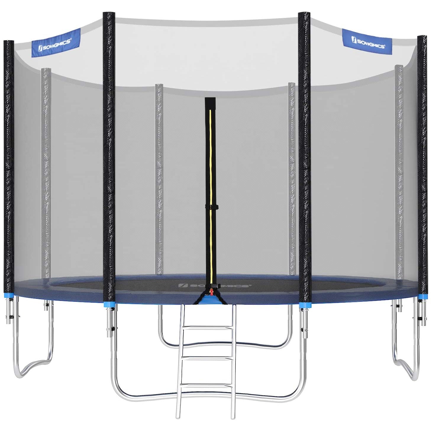 Nancy's Trampoline Met Veiligheidsnet - Blauw / Zwart - Ø 305 cm