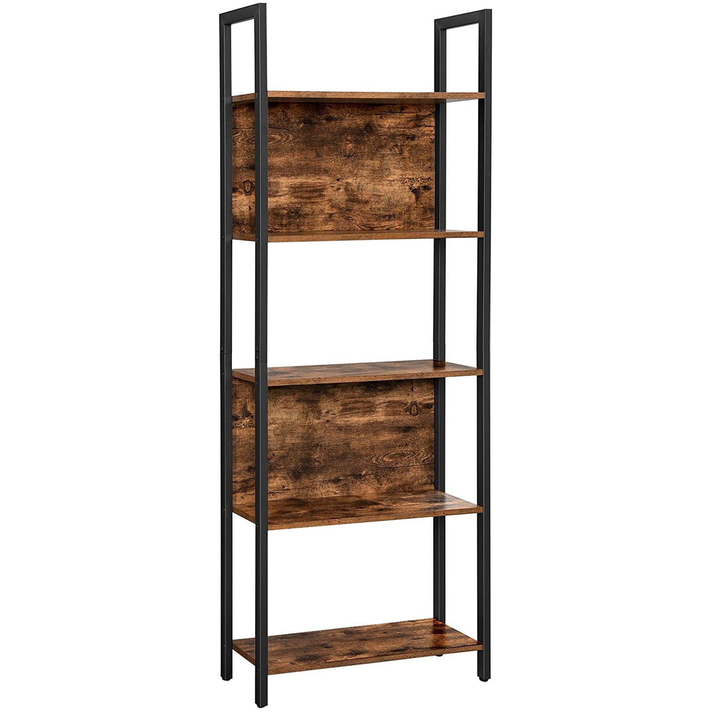 Nancy's Gordons Boekenrek - Boekenkast Industrieel - Keukenast - Ladderkast 5 Laags - 62 x 24 x 165 cm