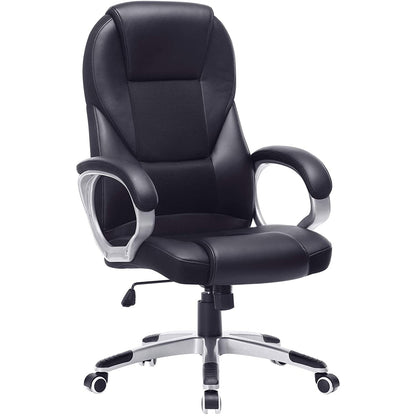 Nancy's Brooklyn Bureaustoel - Luxe Design Stoel - Ergonomische Directiestoel - Kunstleer - 150 KG Belasting