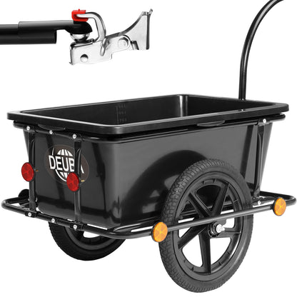 Nancy's Willis Fietskar - Transportaanhangwagen - Aanhanger - Kunststof - 90 liter Bak