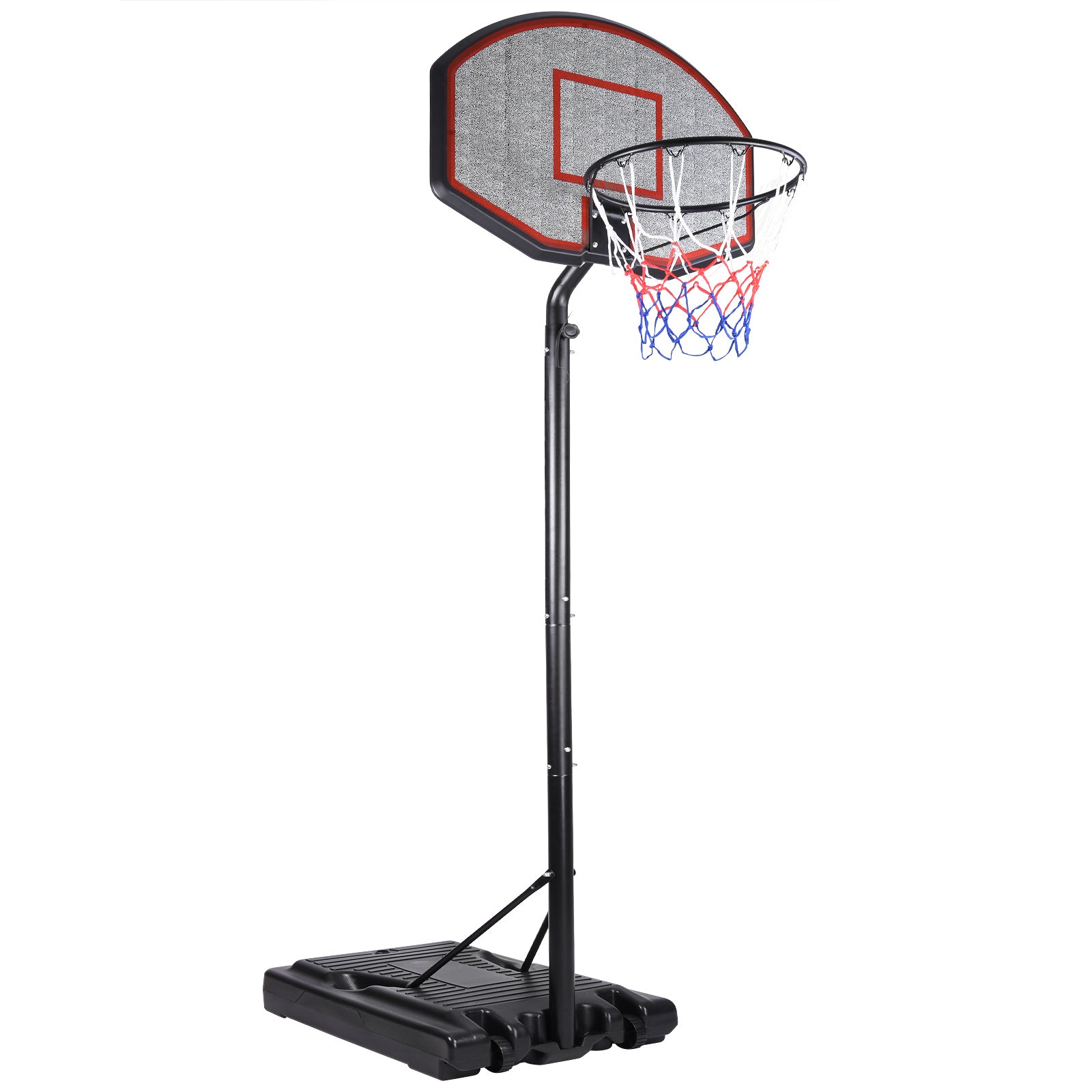 Panier de basket-ball mobile Nancy's McCordsville - Avec roues - Hauteur de l'anneau réglable - Pied enroulable