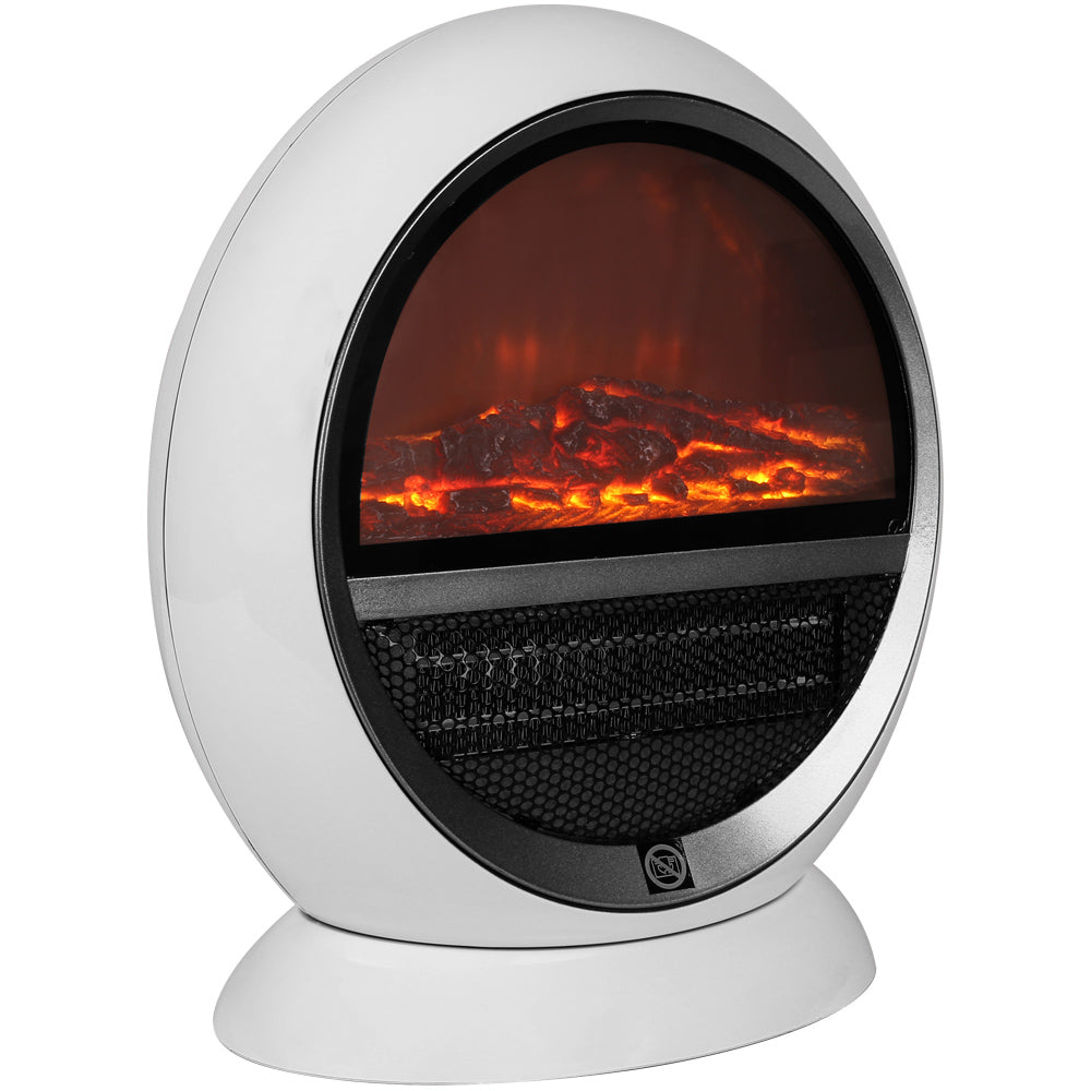 Nancy's Ridley Park Fireplace - Mobile Stove - Swivel Function - LED Flame Effect