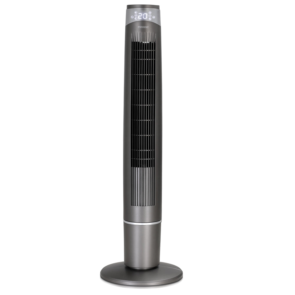 Ventilateur tour Corbin de Nancy - Ventilateur - Avec télécommande - 6 niveaux de vitesse - Écran tactile