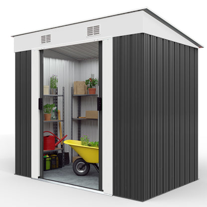 Nancy's Delafield Gereedschapsschuur - Tuinhuis - Metaal - 196 x 122 x 182 cm