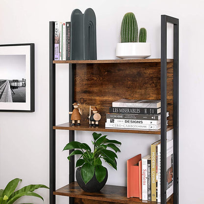 Nancy's Gordons Boekenrek - Boekenkast Industrieel - Keukenast - Ladderkast 5 Laags - 62 x 24 x 165 cm