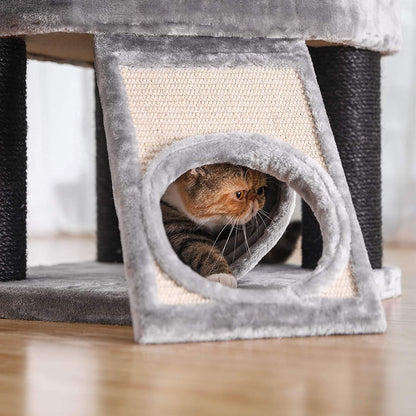 Arbre à chat Nancy's XL - Maison pour chat de luxe - Griffoir - Chats - Pour 4 chats - 50 x 50 x 141 cm (L x L x H)
