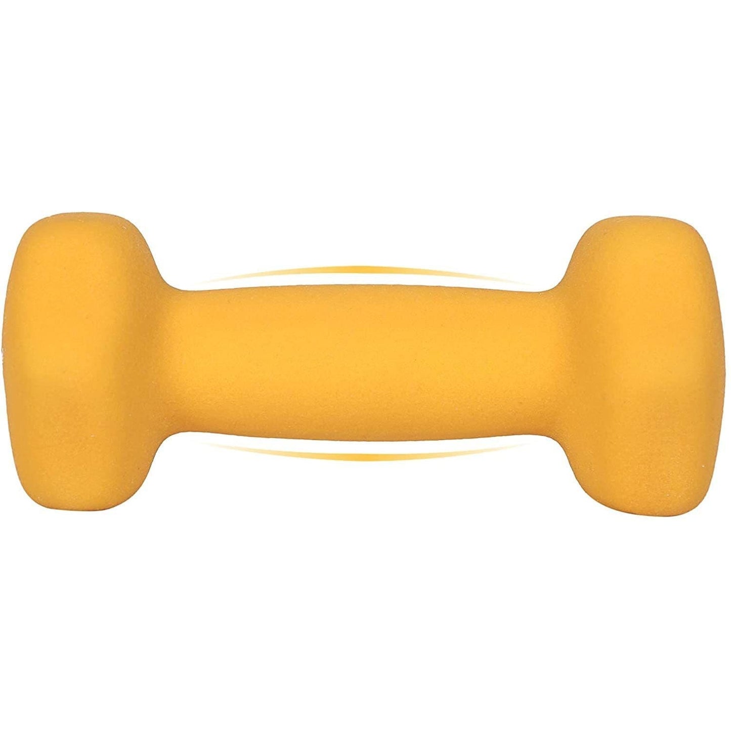 Ensemble d'haltères de Nancy - 1 kg par haltère - Haltères jaunes - Poids et haltères - 2 pièces