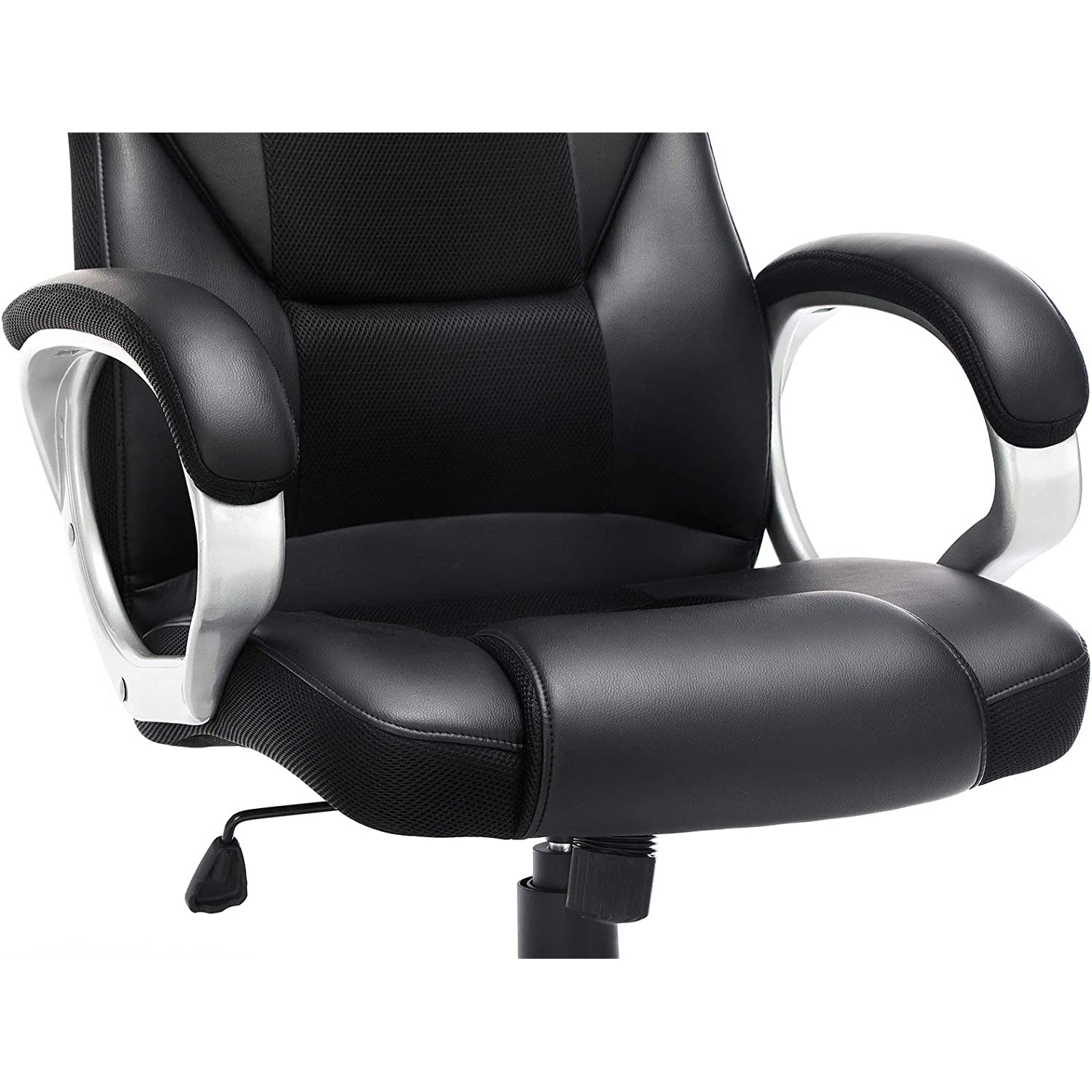 Nancy's Brooklyn Bureaustoel - Luxe Design Stoel - Ergonomische Directiestoel - Kunstleer - 150 KG Belasting