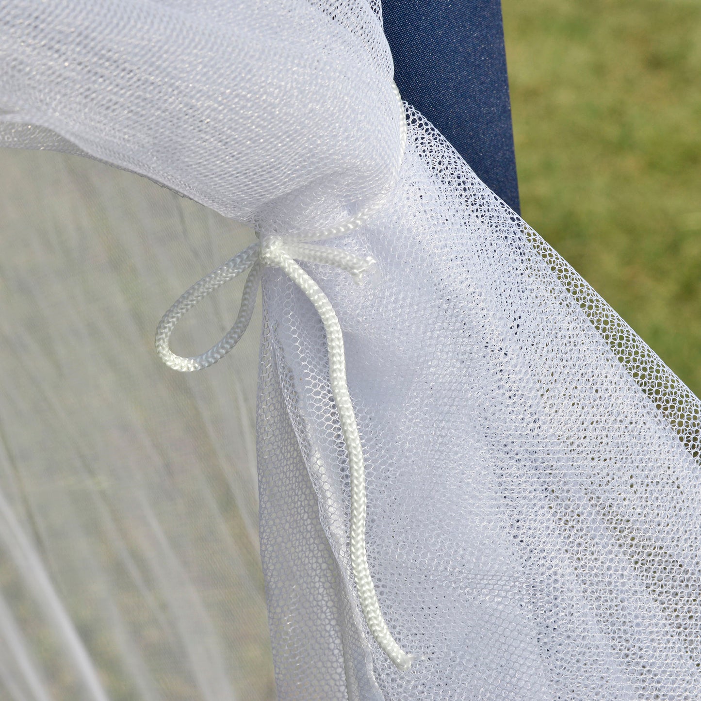 Nancy's Cedar Rapids Garden Pavilion - Party Tent - With Mosquito Net - Polyester - Blue - 300 x 300 cm