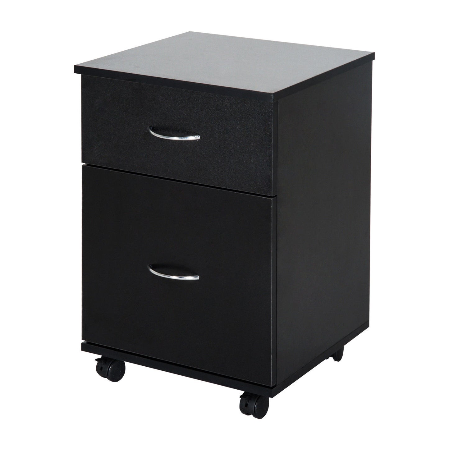 Nancy's Santa Clarita Archiefkast - Ladeblok - Metaal - 2 Lades - Zwart