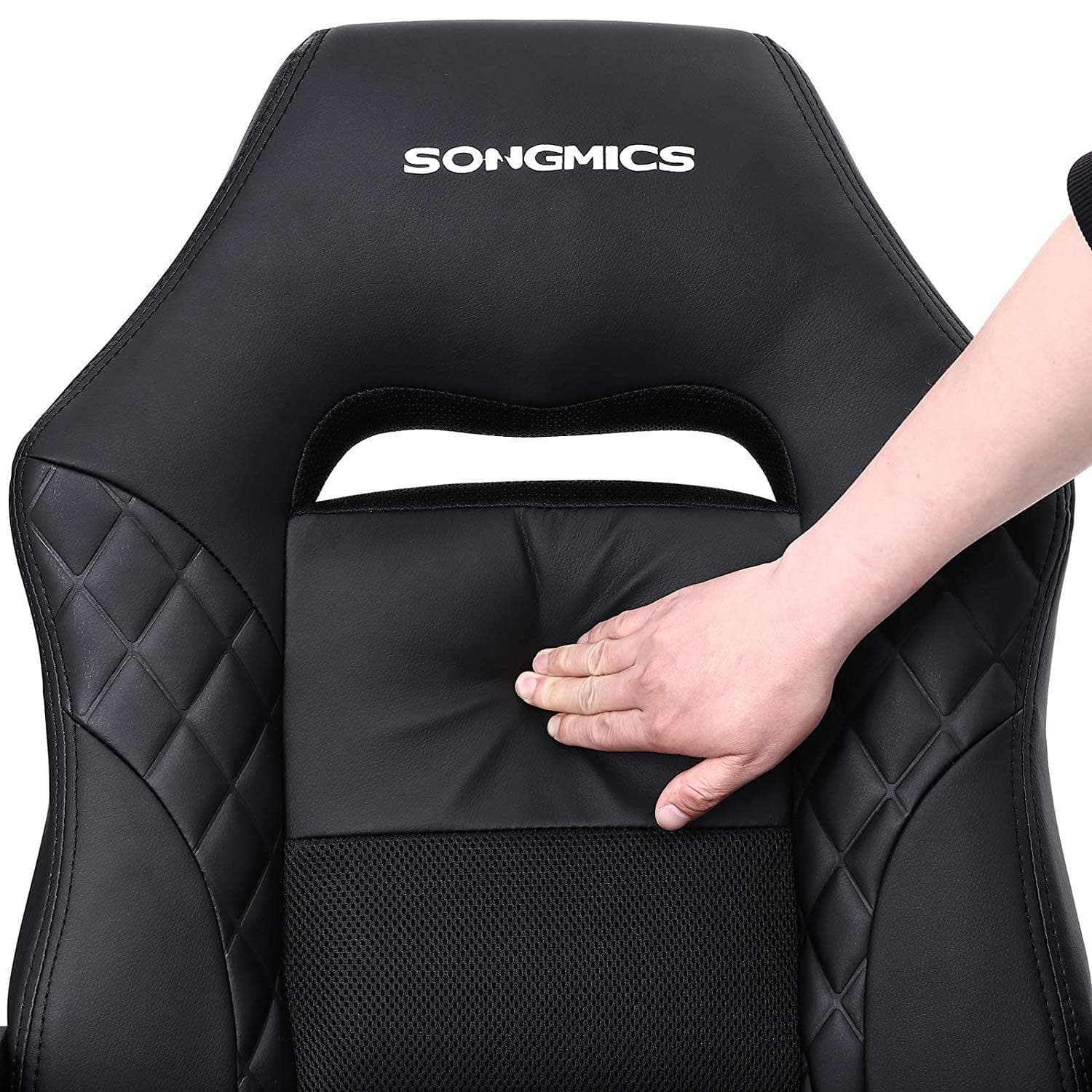 Nancy's Bellerose Bureaustoel - Gamestoel - In Hoogte Verstelbaar - Ergonomisch - Zwart