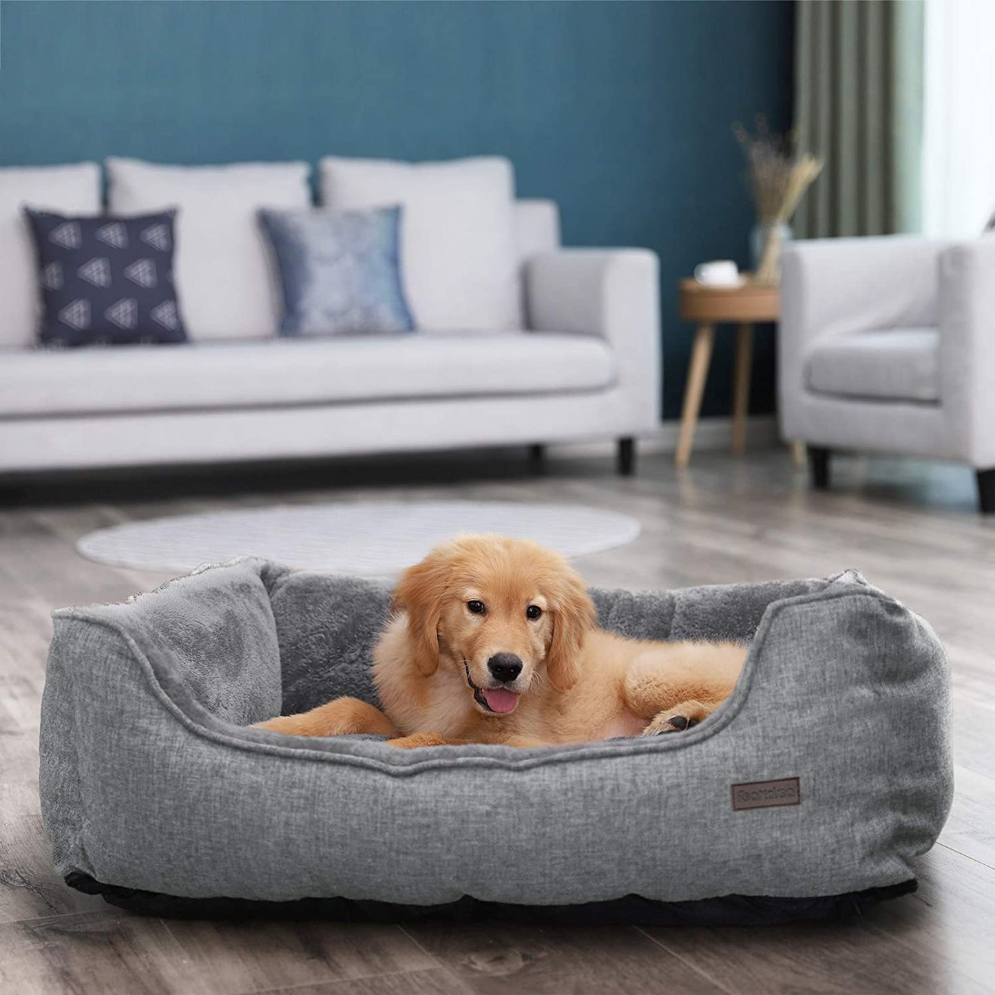 Nancy's Deluxe Dog Bed Washable - Dog Bed - Removable Cover - Dog Beds - 90 x 75 x 25 cm