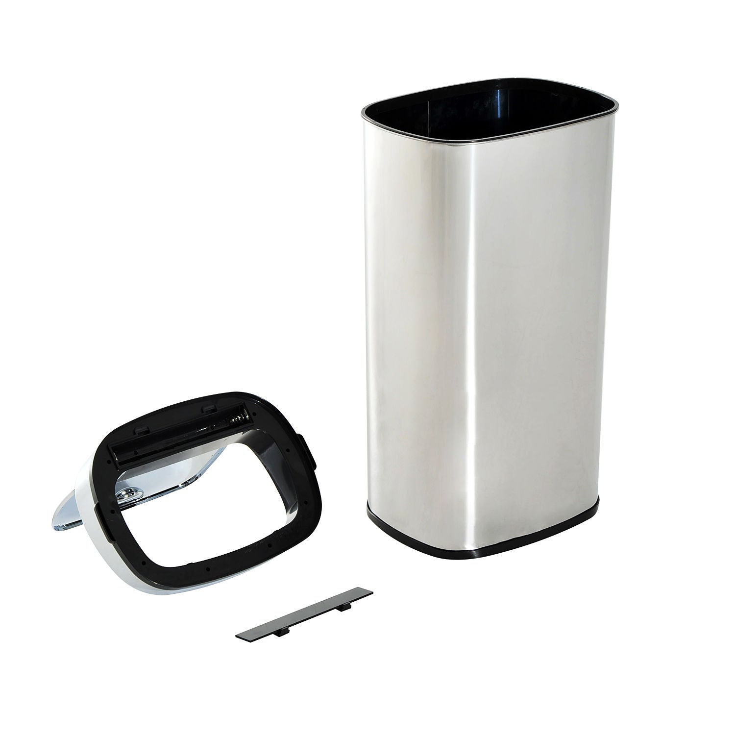 Nancy's Camarillo Prullenbak - Sensor Afvalbak - Afvalemmer - Automatisch - Zilver - RVS - 68 Liter