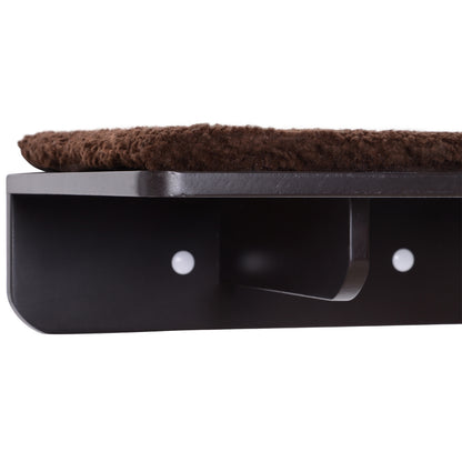 Nancy's San Marino Krabpaal - Kattenplank - MDF - Pluche - Kattenbord - Bruin