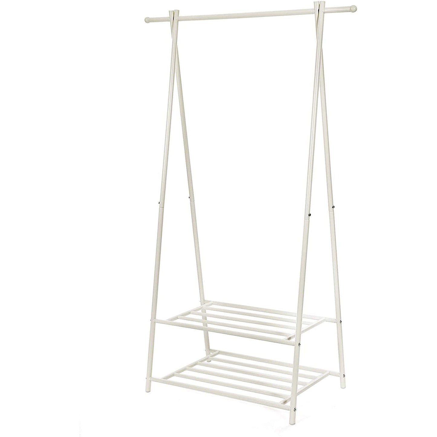 Nancy's Corujas Kledingrek - Garderoberek - Kledingstandaard - Créme - ± 90 x 40 x 155 cm