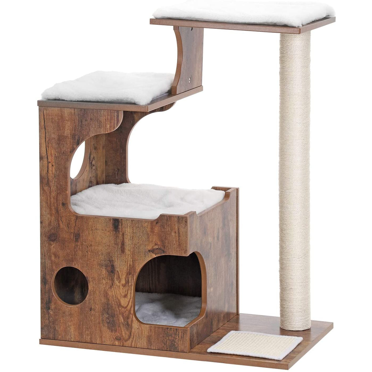 Nancy's Ossett Luxury Scratching Post Cat Brown - Scratching Post for Cats 88 CM