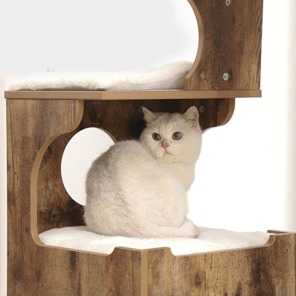 Nancy's Ossett Luxury Scratching Post Cat Brown - Arbre à chat pour chats 88 CM