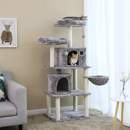 Nancy's Kattenboom XL 152 CM - Luxe Kattenhuis - Krabpaal - Katten