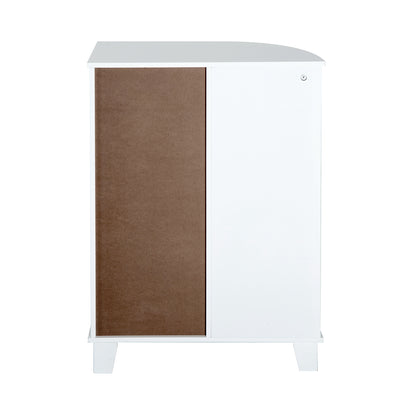 Nancy's Winchester Badkamerkast - Hoekkast - Badkamermeubel - 60 x 30 x 80 cm - Kleine Kast - MDF - Wit