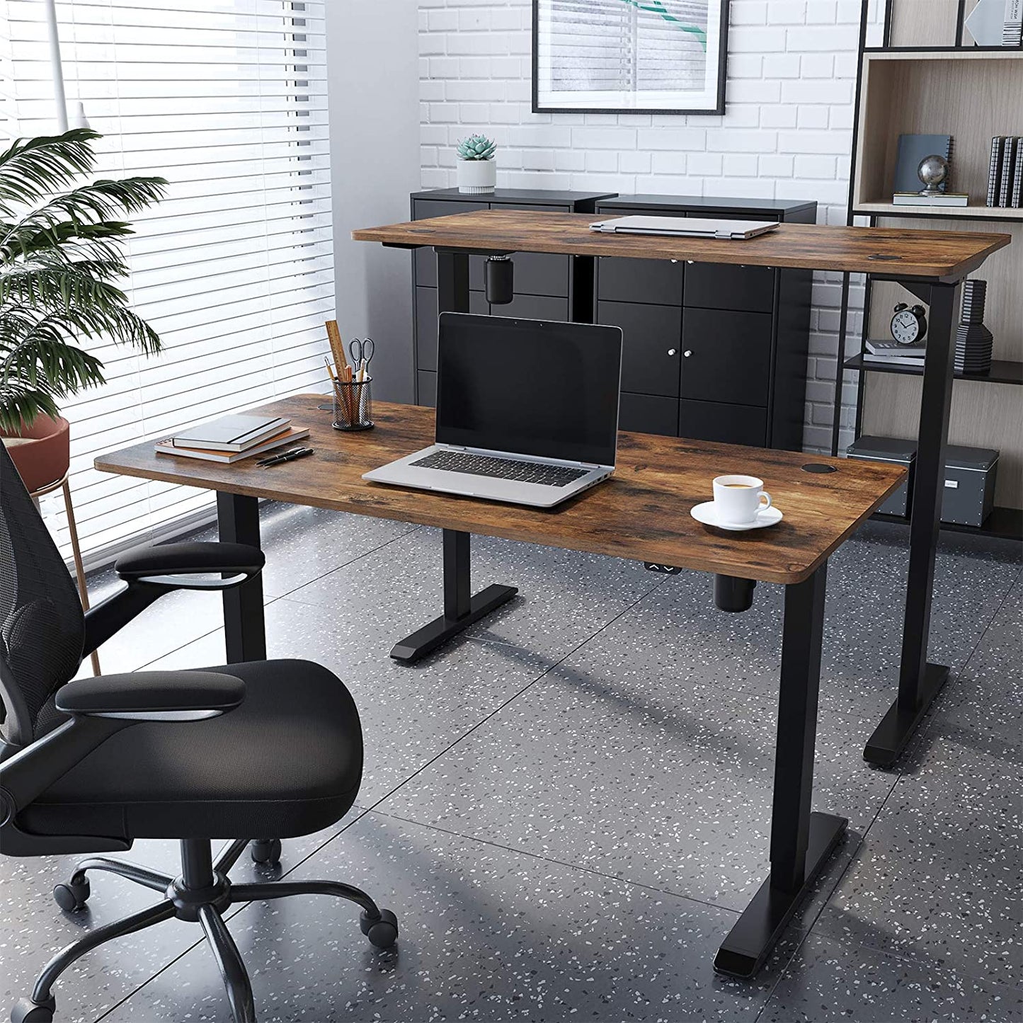 Nancy's Kingman Desk - Electrically Adjustable - Sit-Stand Table - Workplace - Industrial - 140 x 70 cm