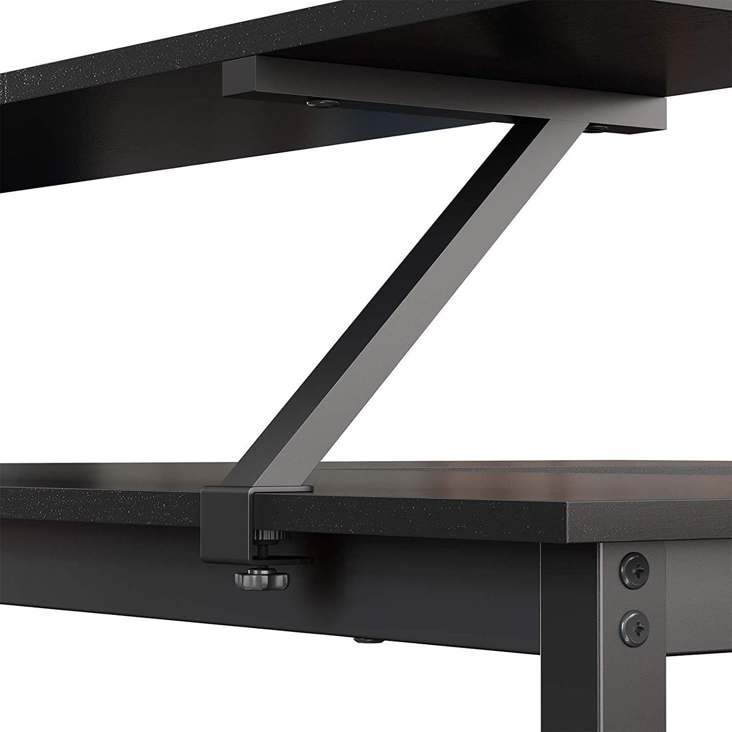 Nancy's Henderson Hoekbureau - Computertafel - Bureau - Zwart - ± 140 x 130 x 76 cm