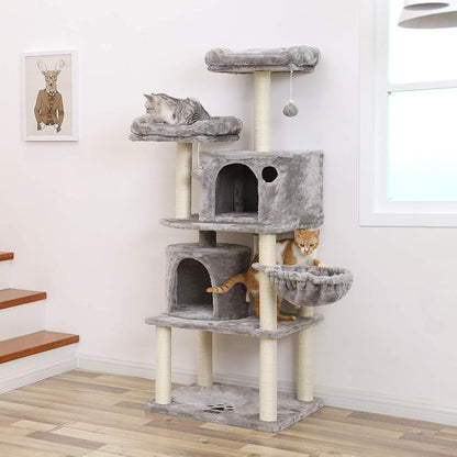 Nancy's Kattenboom XL 152 CM - Luxe Kattenhuis - Krabpaal - Katten